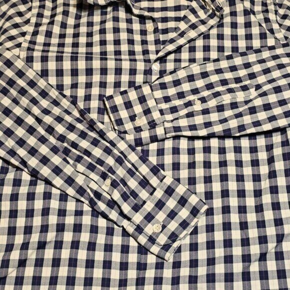 Bonobos Slim Fit Blue & White Checkered Button-Down Shirt Size Medium - Picture 11 of 16